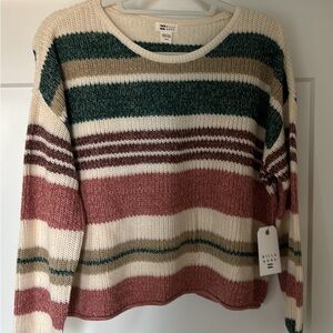 Billabong Multicolor Striped Sweater